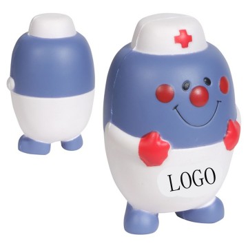 Squishy PU Pill-nurse Shape Stress Ball